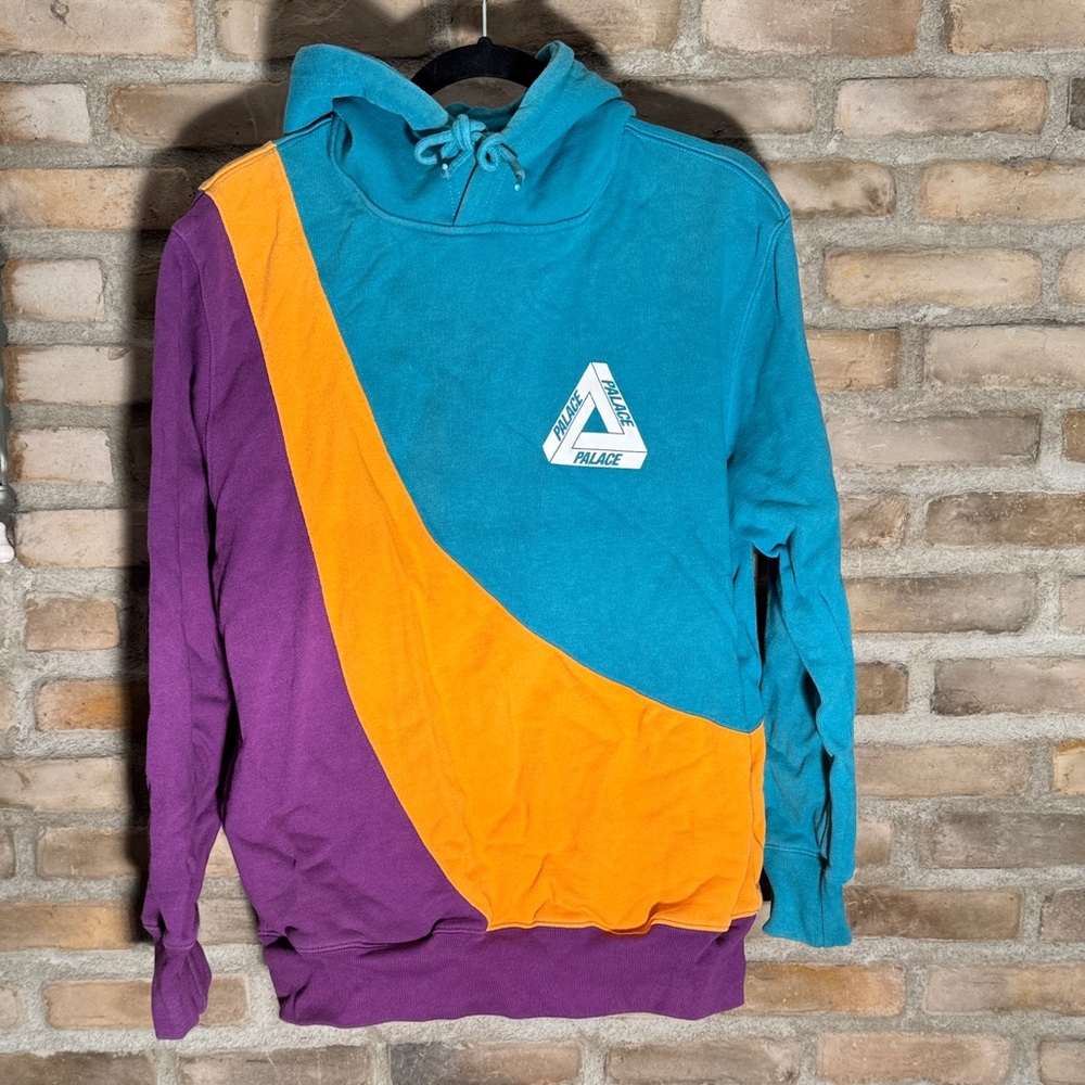 PALACE Teal, Orange, and Purple Hoodie